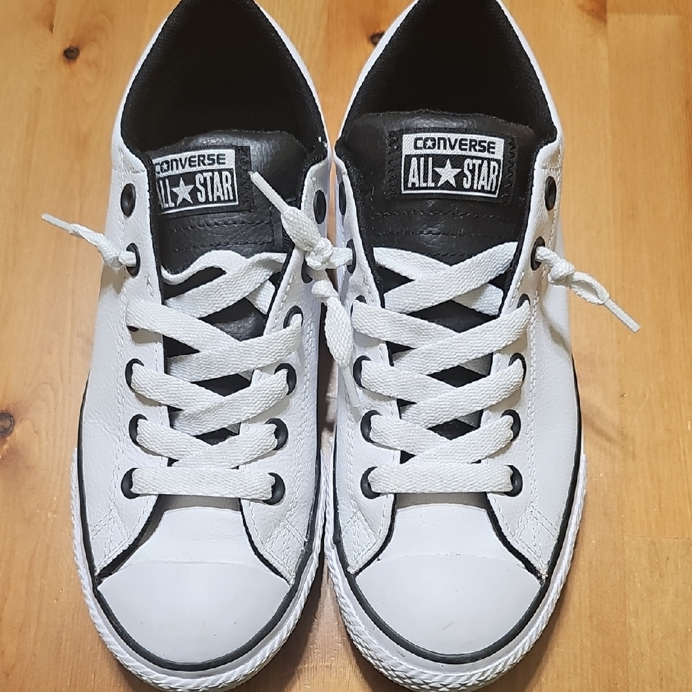 Converse Kids Black and White Sneakers